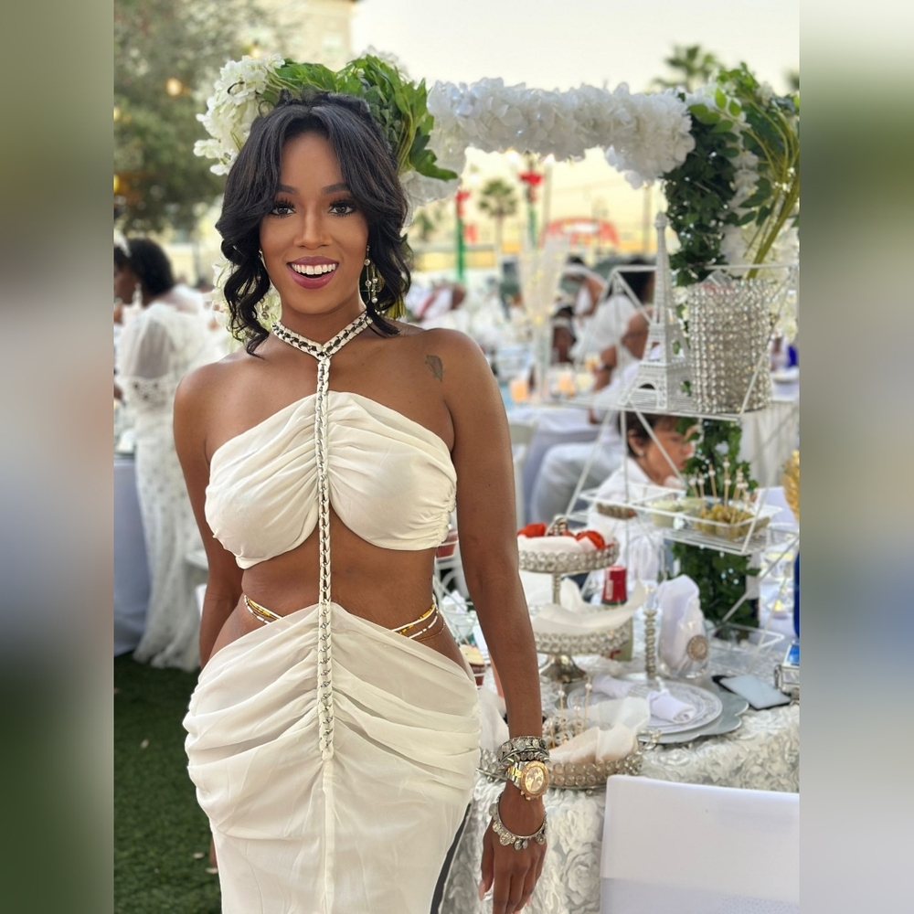 Brand New White Maxi Sexy Dress